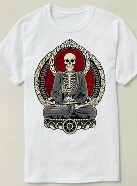 Starving Buddha Meditation yoga 短袖男  T-Shirt T恤