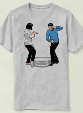 star trek Spock Live星际旅行Pulp Fiction低俗小说 T-Shirt T恤
