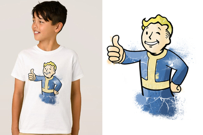 4T-ShirtFalloutvaultboyTEE恤男