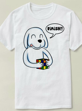 Rubiks cube Rubik Dog  魔方 DIY Tee T-Shirt T恤 半袖