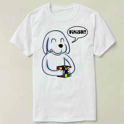 T-ShirtRubikscubeDogDIYTee恤男