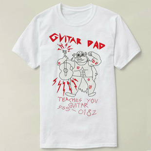 Steven Universe  Guitar dad  个性 半袖 定制 DIY  T-Shirt T恤