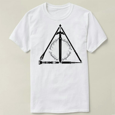 HallowsPotterGeekyHarryShirt男