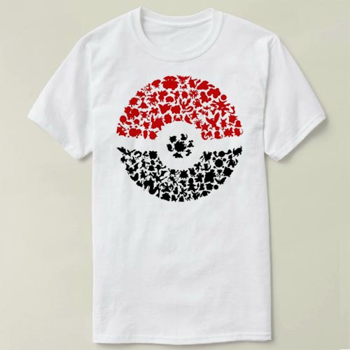 Who's that Pokemon À´Í¼ ¶¨ÖÆ °üÓÊ DIY tee T-Shirt TÐô Ò·þ