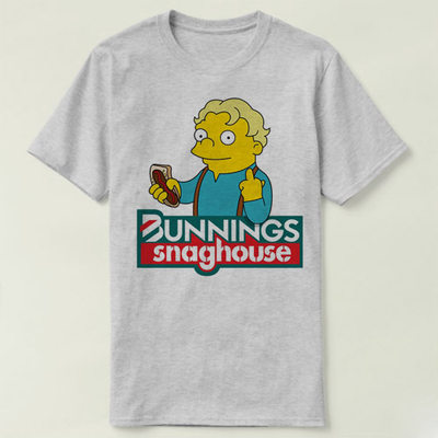 Tobias Bunnings Snaghouse 定制 DIY funny Tee T-Shirt T恤