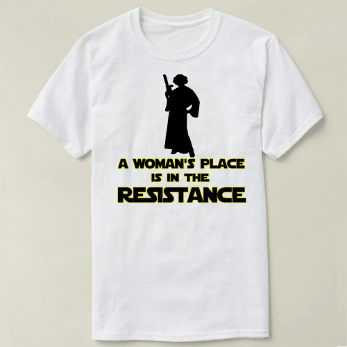 定制儿童 Tee T-Shirt T恤A WOMAN'S PLACE IS IN THE RESISTANCE