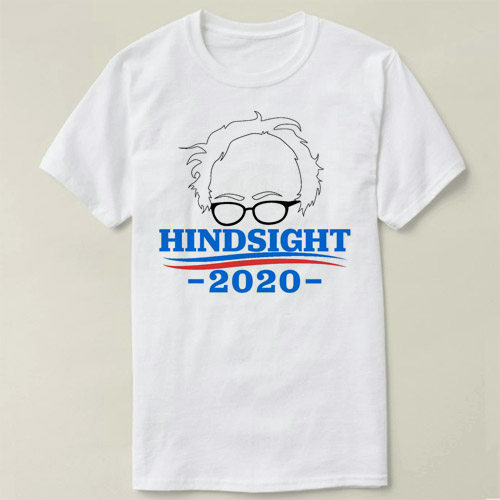 tee t-shirt t恤 成人 bernie sanders - hindsight 2020