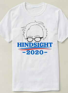 Tee T-Shirt T恤 成人 Bernie Sanders - Hindsight 2020