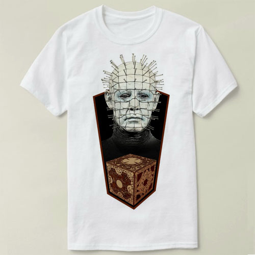Hellraiser养鬼吃人pinhead钉头鬼圆领半袖成人Tee Shirt T恤 3