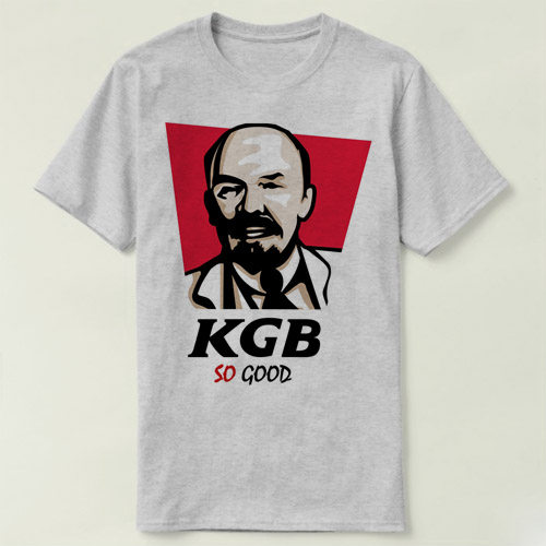 T-ShirtleninKGBDIYTee列宁半男