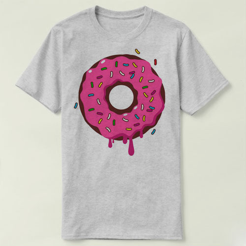 T-ShirtGiantDonutDIYTee定制男