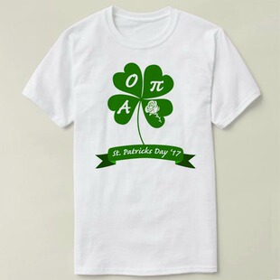 AOII St Patricks Day math maths pi 数学  π T-Shirt T恤 衣服