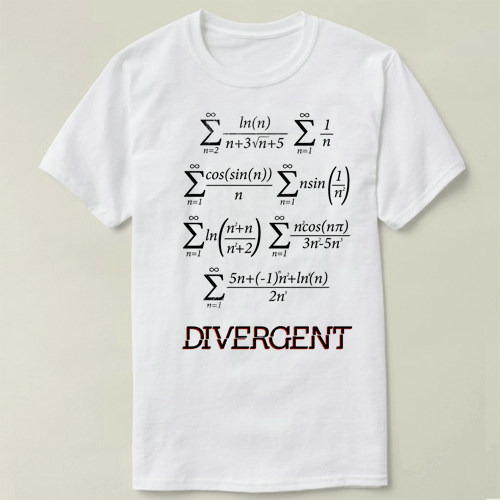 mathematicsDivergentT-Shirt男