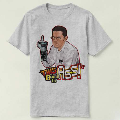 Angry video game nerd喷神詹姆斯Tee Shirt圆领半袖定制T恤