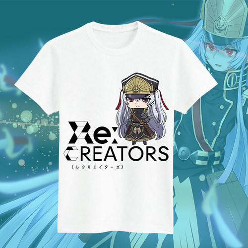 Re:CREATORS T恤军姬公主赛蕾嘉动漫小说周边长短袖T恤衣服上衣