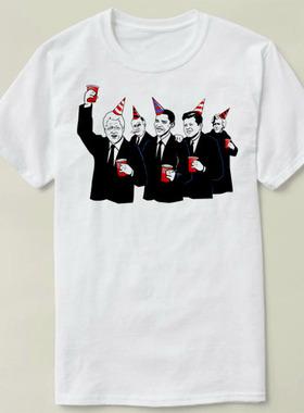 Democratic Party Clinton Kennedy Obama 定制 DIY T-Shirt T恤