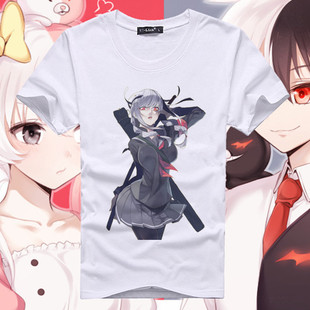 弹丸轮舞 雾切响子短袖腐川冬子石丸清多夏莫诺美弹丸论破动漫T恤