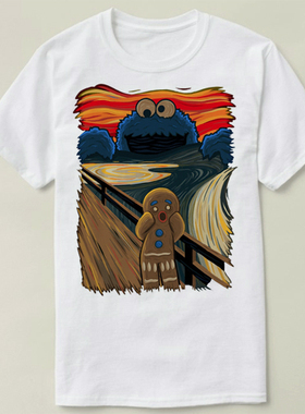 Van Gogh 梵高 The Scream Cookie Muncher Tee T-Shirt T恤 半袖