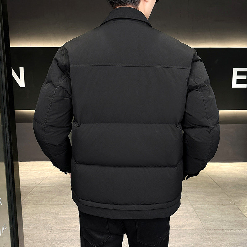 2024白鸭绒羽绒服男青年潮牌防风保暖时尚外套6685P160,男装羽绒服,电商D226