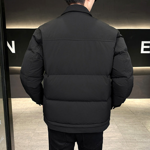 2024白鸭绒羽绒服男青年潮牌防风保暖时尚外套6685P160图片