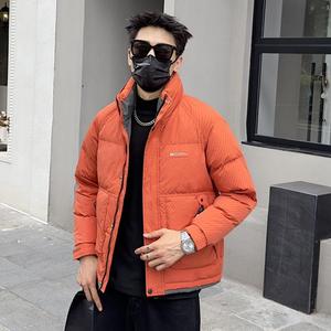 2024冬季立领羽绒服白鸭绒条纹外套95880P175图片