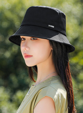 宏达速干透气显脸小防晒渔夫帽女