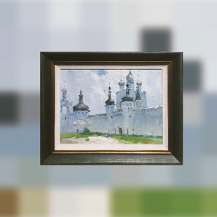 仟美术馆 | 建筑克里姆林宫风景建筑油画装饰挂画艺术格调