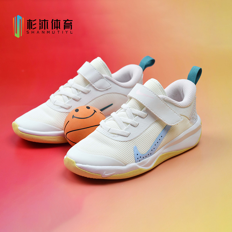 正品NIKE耐克儿童鞋男童女童透气轻便跑鞋魔术贴休闲运动鞋DM9026