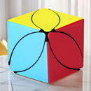 泛新枫叶魔方三叶六色三色叶子异形不规则初学幼儿园儿童益智玩具