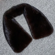 进口水貂毛领子男女通用翻领貂皮草大衣领羽绒服皮衣毛领单卖真毛