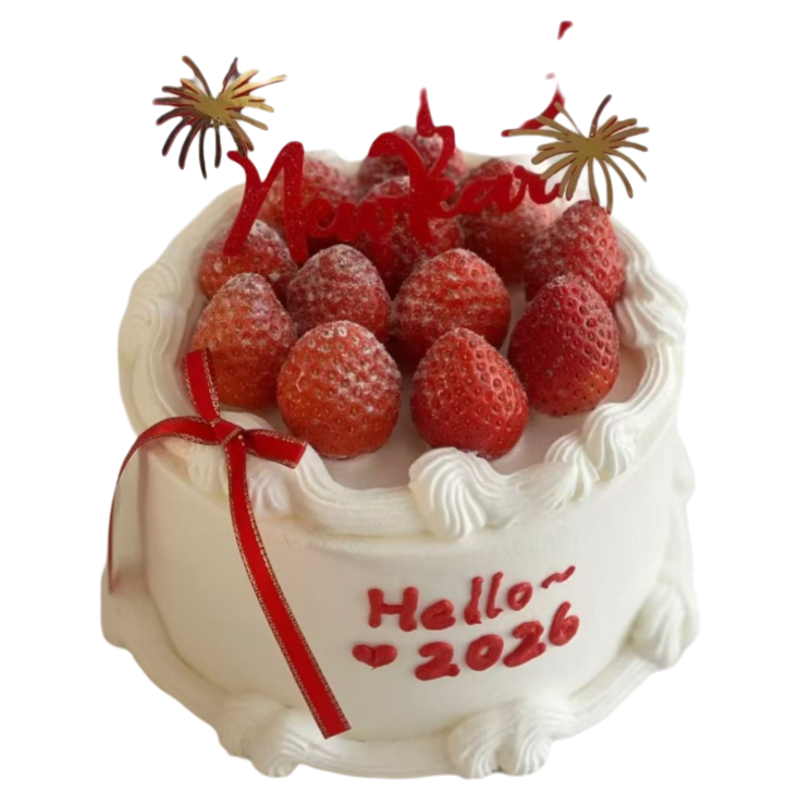 新年生日蛋糕宁夏银川吴忠市青铜峡固原石嘴山店同城配送朋友家人