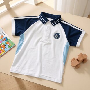 荆州校服新款 荆州区统一校服短袖T恤中小学生夏装长裤宽松简约