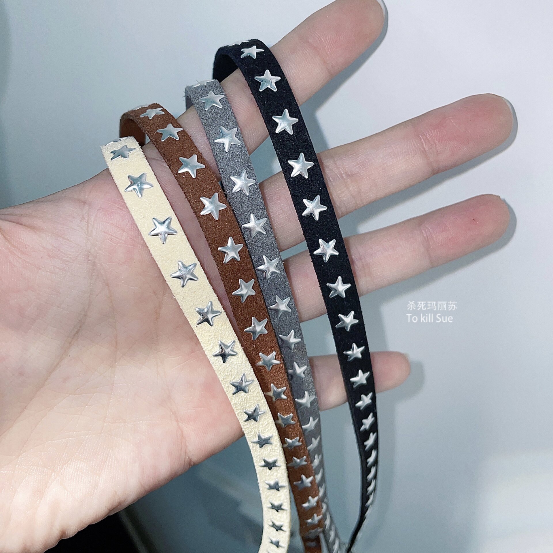 杀死玛丽苏 鬼马小精灵个性星星千禧少女choker复克哥特短款项链