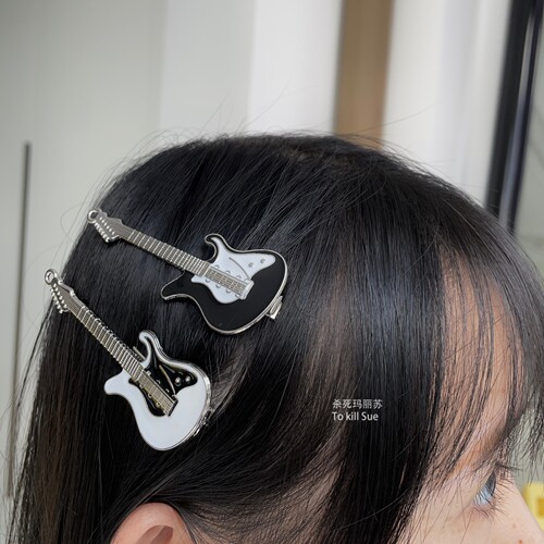 个性小众辣妹电吉他发夹