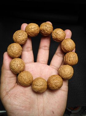 云南野生铁核桃元宝手串 尺寸2.5 皮质好桩型漂亮 文玩核桃串