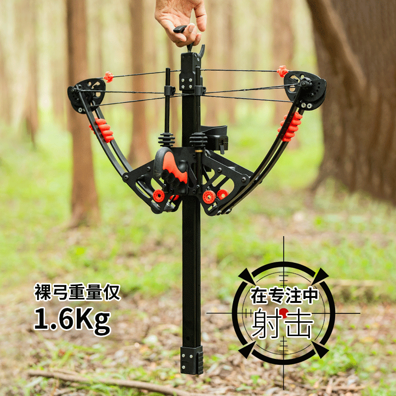 2025新款 专业连发复合弓 高精准度打钢珠式超远射程户外射箭两用