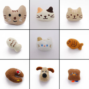 洞洞鞋配饰毛绒冬季冬可爱鞋花鞋扣装饰扣卡扣饰品配件适配crocs