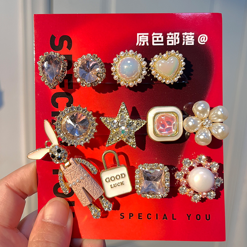 洞洞鞋配饰鞋花鞋扣适配crocs卡骆驰雪屋高级感装饰金属diy卡扣女