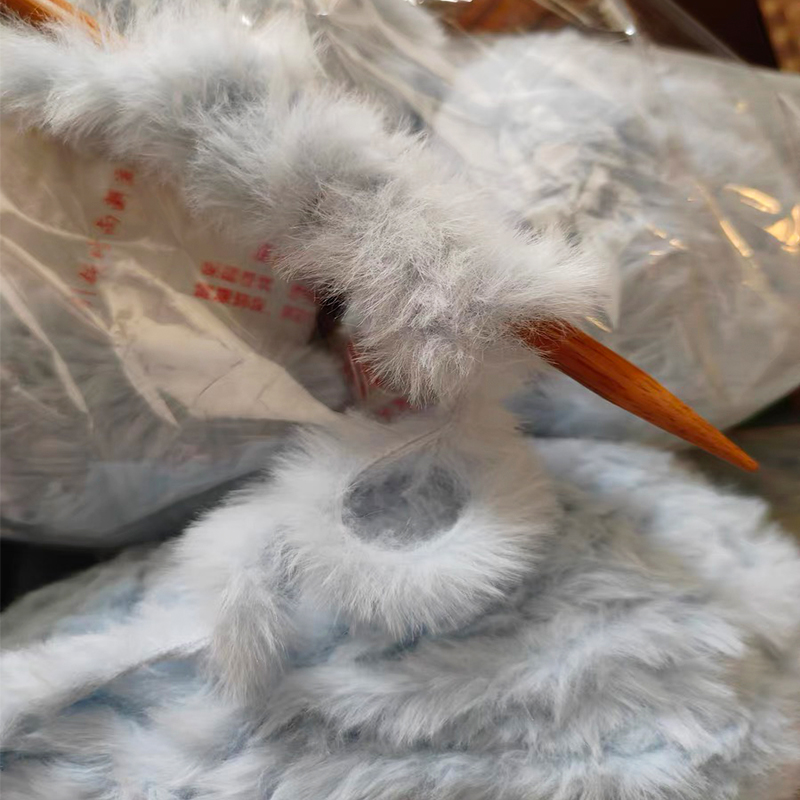 仿皮草毛线皮毛纱裘皮绒水貂绒貂毛长貂绒手工编织diy围巾冬季粗