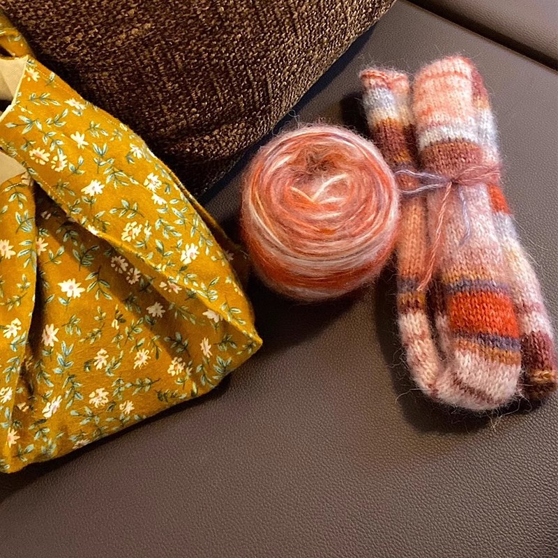 腊肠围巾毛线围脖材料包手工diy