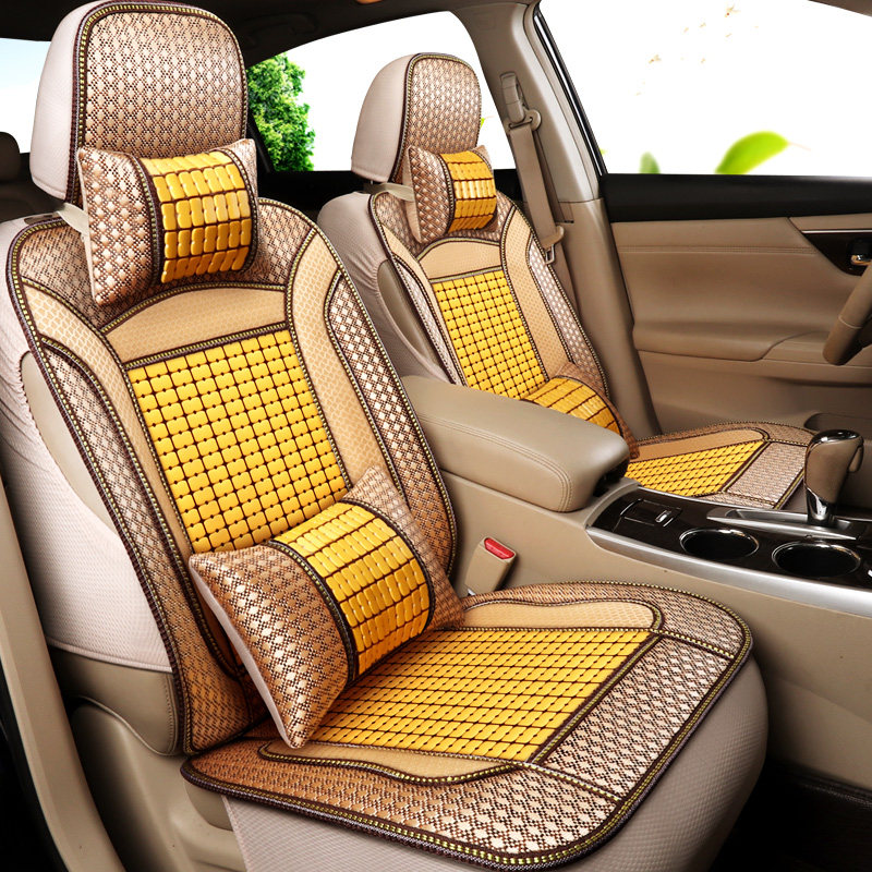 汽车座套新款起亚k2k3skx3k4k5狮跑智跑福瑞迪专用夏季竹片凉坐垫