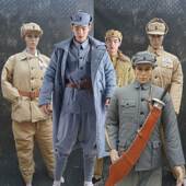 志愿军演出服红军棉衣新四军八路军灰棉袄解放军棉大衣红军表演服