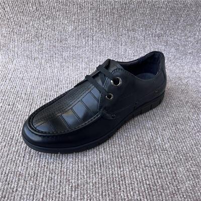 带休闲鞋商务正装春秋低帮男皮鞋