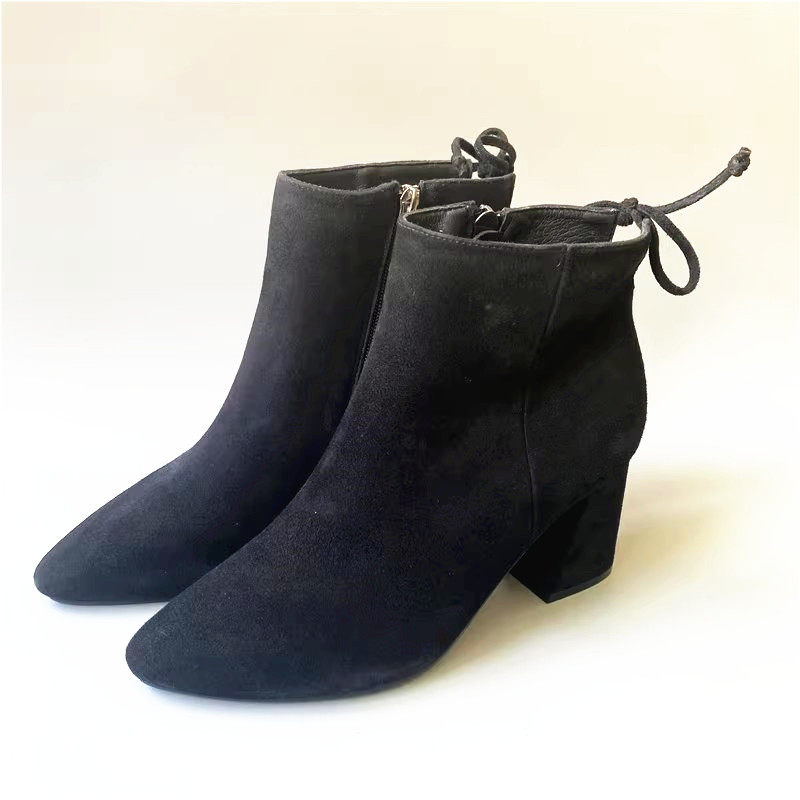 品牌特价冬季真皮女鞋通勤棉靴