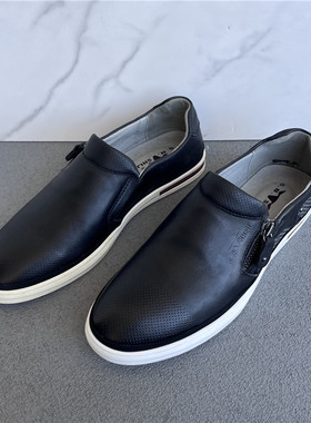 公牛清仓男鞋乐福鞋韩版青年休闲百搭一脚蹬男士皮鞋 8A58893K48