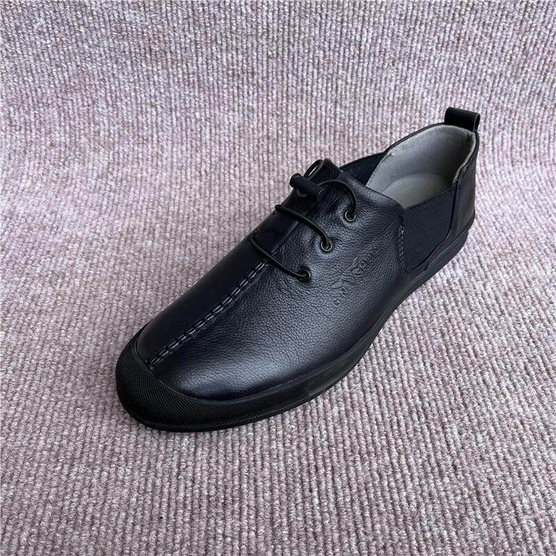 43 44码 公牛春秋真皮户外男鞋防滑防水耐磨百搭休闲低帮男皮鞋