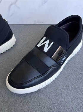 38 39公牛真皮男鞋牛皮乐福鞋韩版青年一脚蹬男皮鞋 6A85131W59