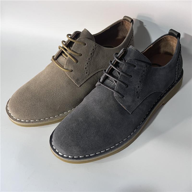 处理公牛真皮男鞋英伦风日常系带青年头层牛皮休闲男皮鞋38-42码