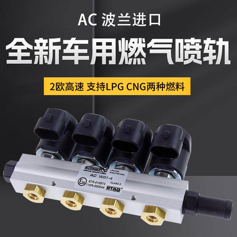 波兰天然气喷轨油改气STAG-W01喷轨cng配件AC进口燃气喷轨喷气嘴