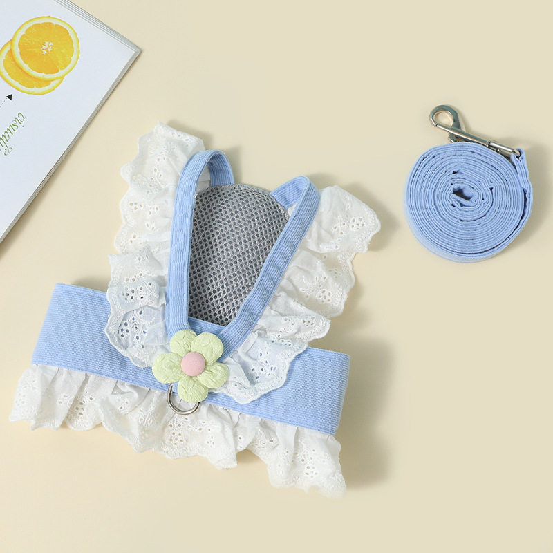 猫咪JK小花牵引绳可调节防挣脱胸背带背心式猫绳子小猫幼猫遛猫,宠物/宠物食品及用品,猫牵引绳,淘宝优惠券,粉丝福利购,淘宝优惠卷